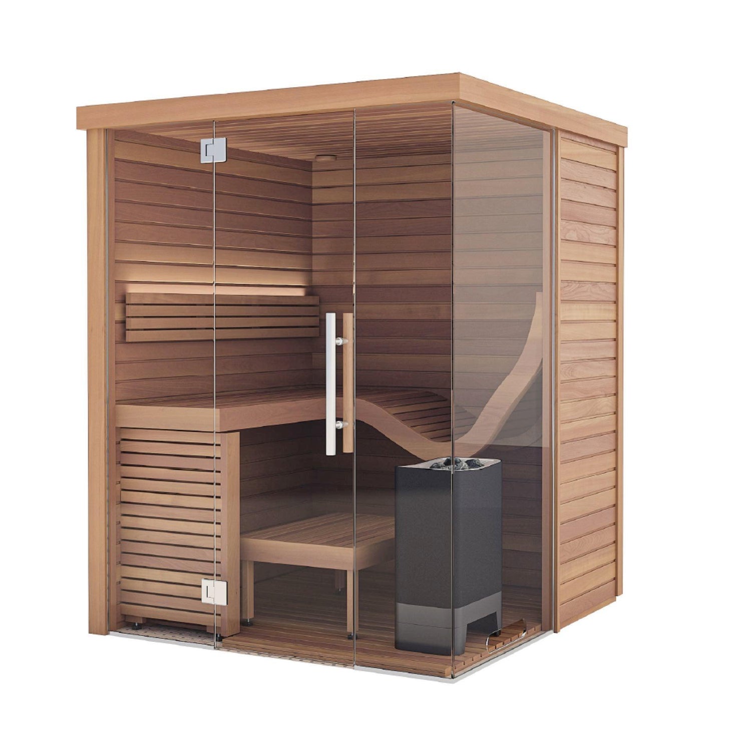 【田中亜土夢氏モデル】アスリート向けサウナ Auroom Baia -北欧産-(2-3人用 / 家庭用サウナ / 事業用サウナ)