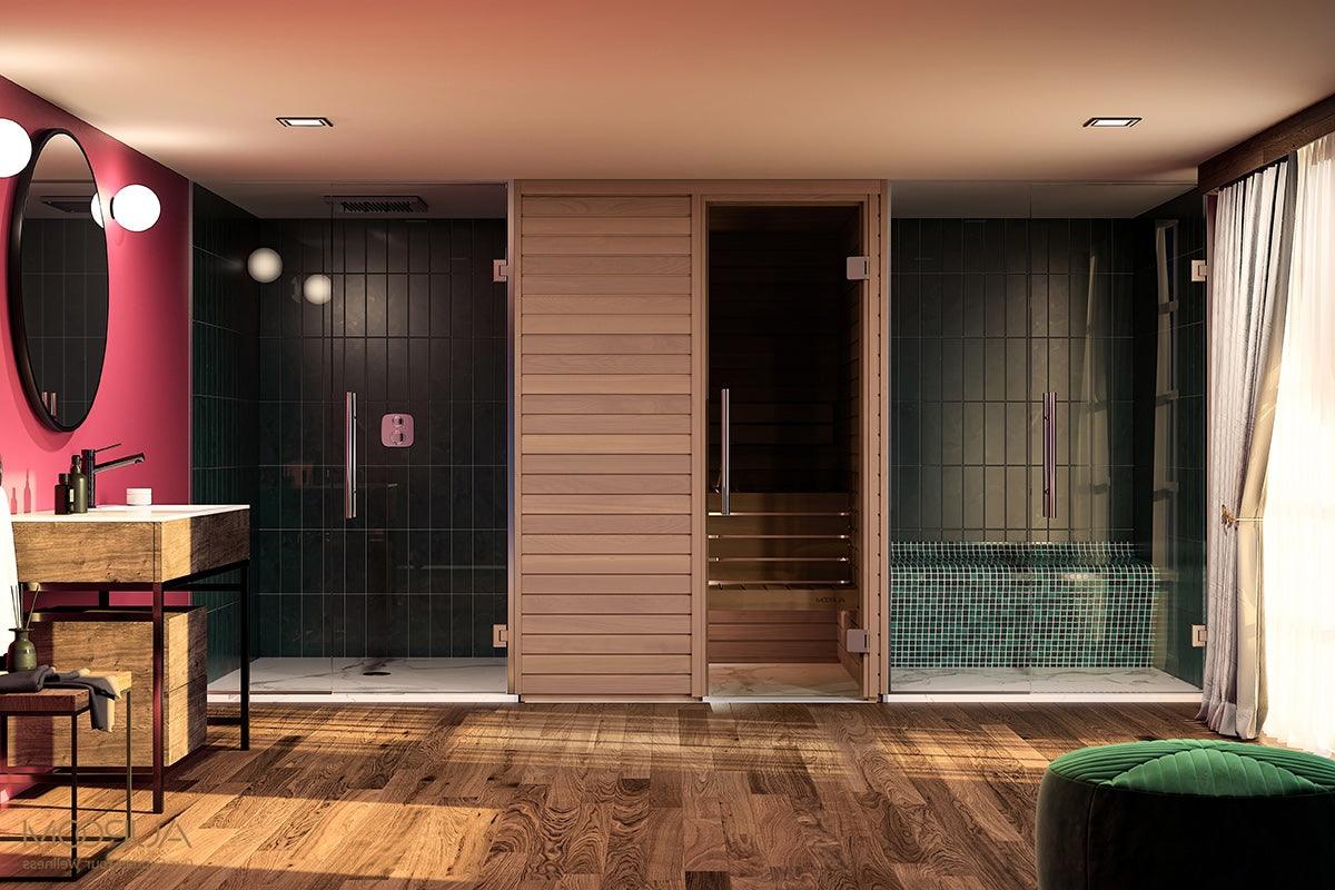 北欧産キャビンサウナ Auroom Cala Wood(2-3人用 / 選べる2サイズ / マンション・賃貸設置可)