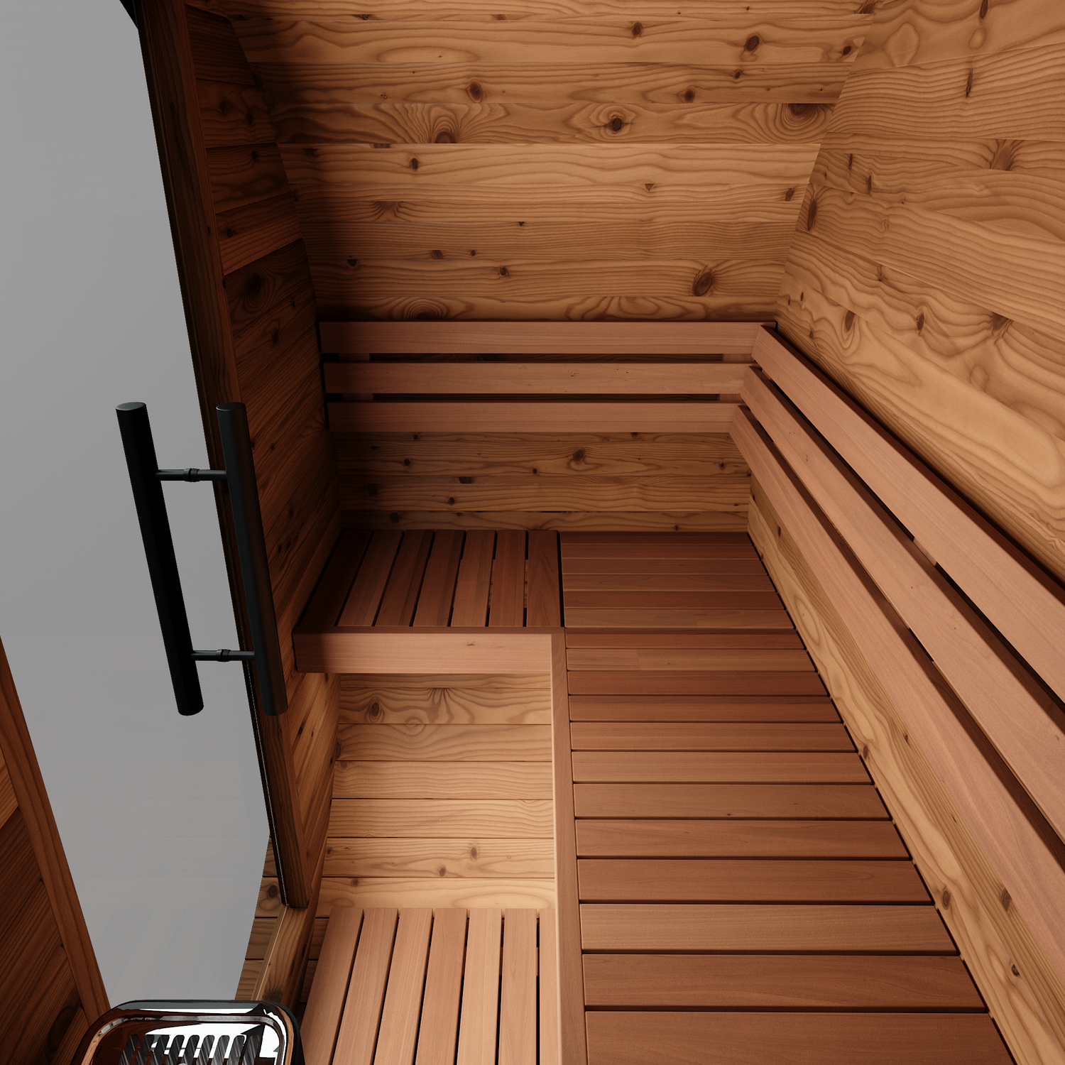 北欧産バレルサウナ 1.2m(2-3人用 / Home Model / 小型モデル / 耐用年数20年以上)