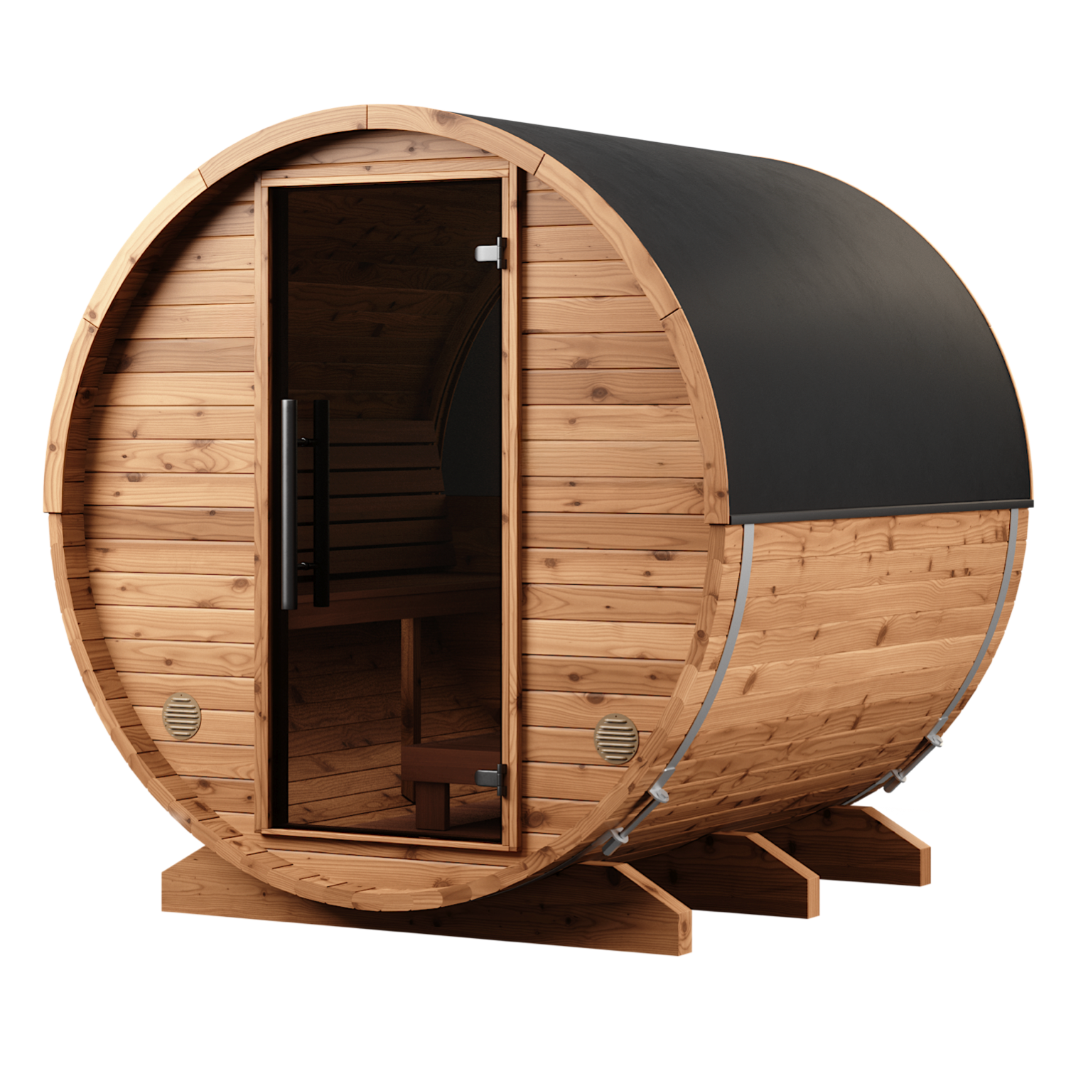 北欧産バレルサウナ 1.8m(4-6人用 / Home Model / 1番人気サイズ / 耐用年数20年以上)