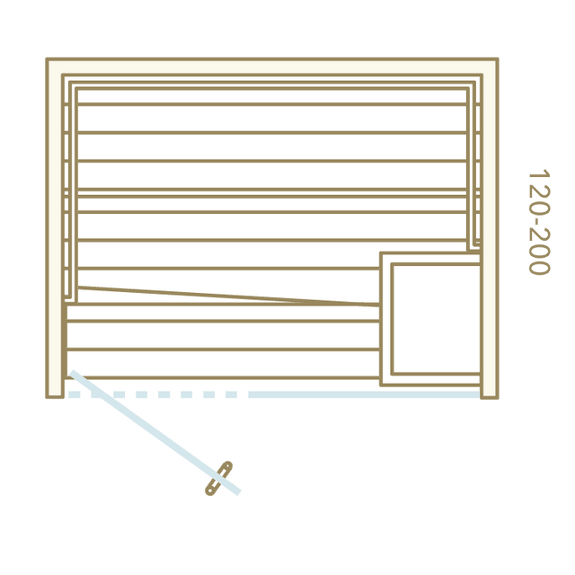 キャビンサウナ Auroom Lumina -Dark Brown-