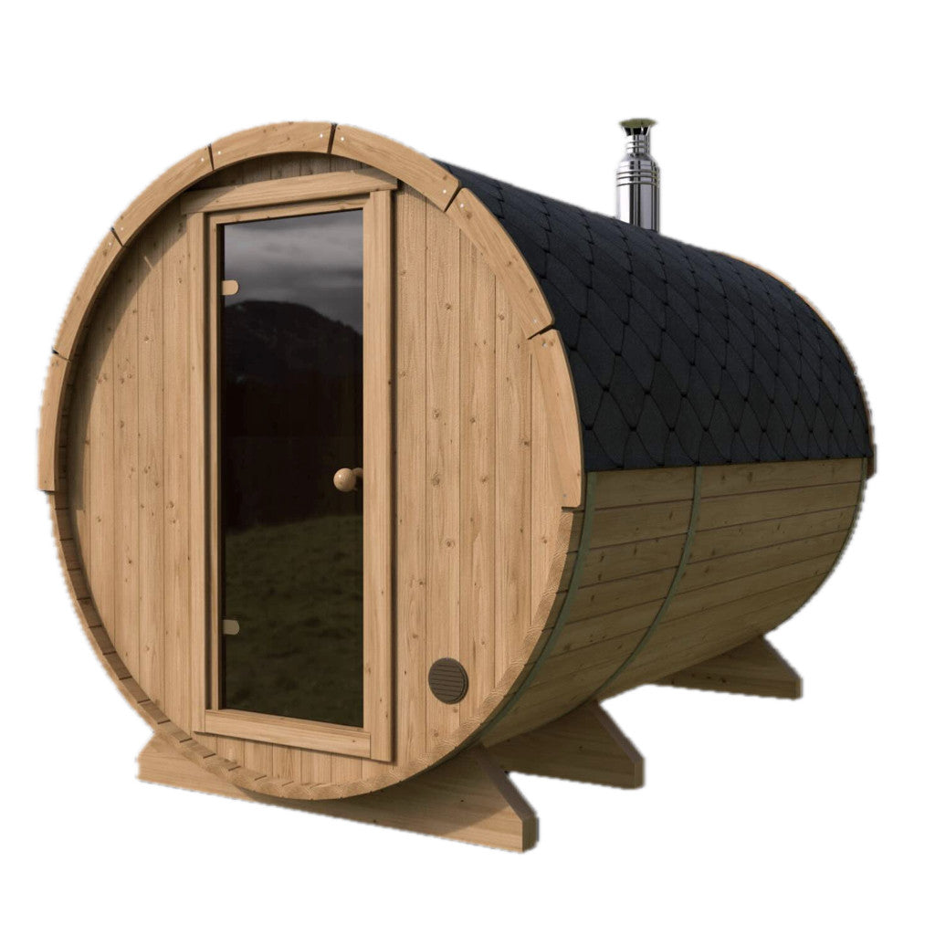 ✨新品✨【本格派】バレルサウナ 北欧産バレルサウナ 4.0m（8-10人用 / 藤森慎吾氏導入モデル / Pro