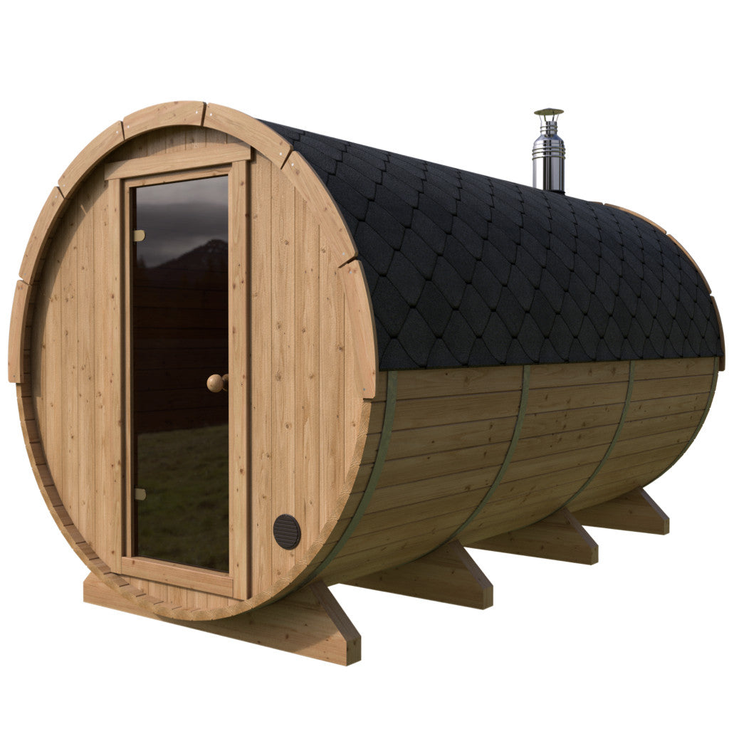 ✨新品✨【本格派】バレルサウナ 北欧産バレルサウナ 4.0m（8-10人用 / 藤森慎吾氏導入モデル / Pro