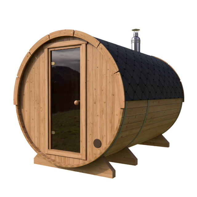 北欧産バレルサウナ 3.0m（4-6人用 / Pro Model / 前室あり / 事業用 / 耐用年数20年以上)