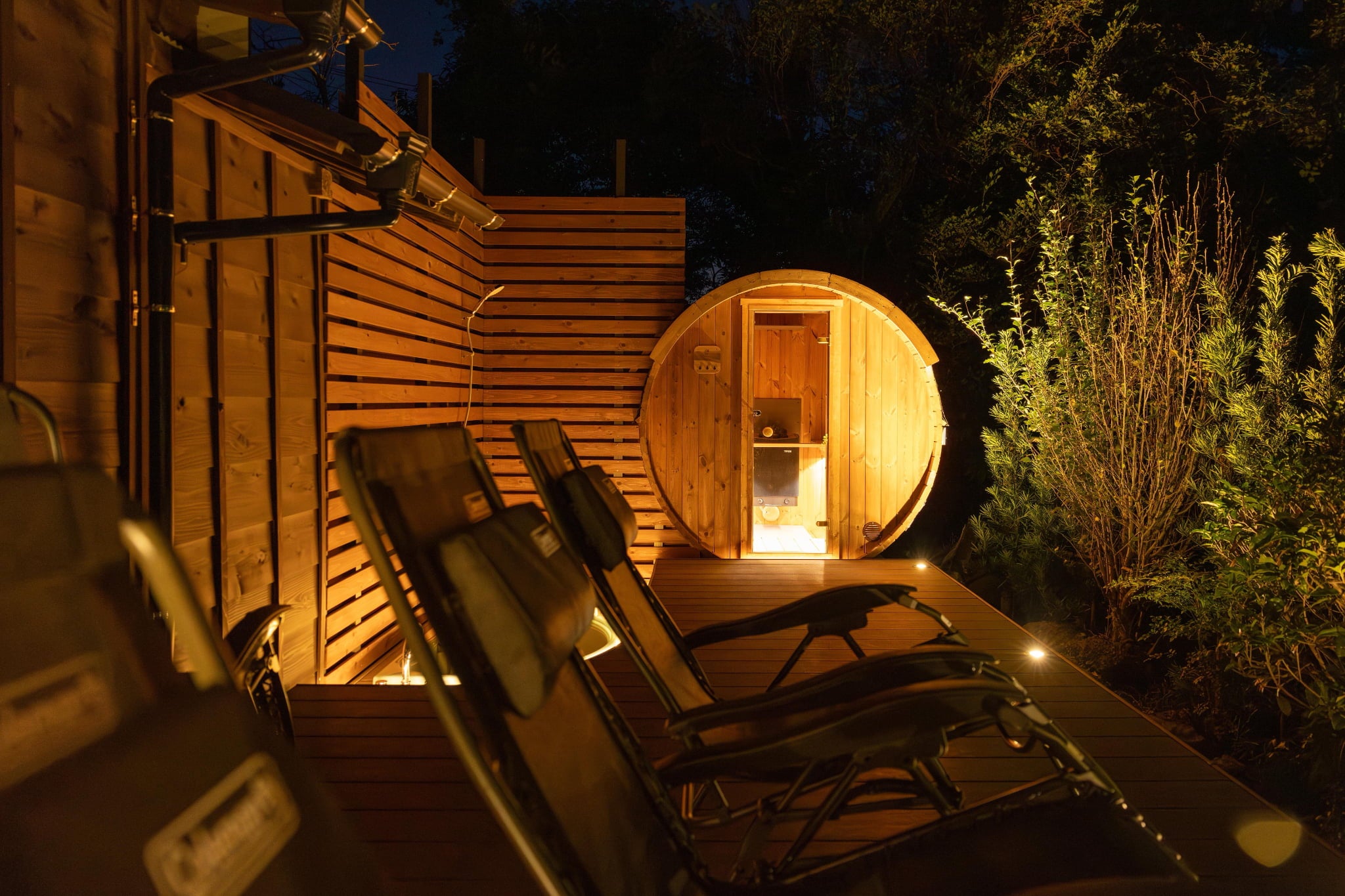 バレルサウナ Gサウナ／バレルサウナ ラウンド type.01 OBT-2118 / 奥行き
