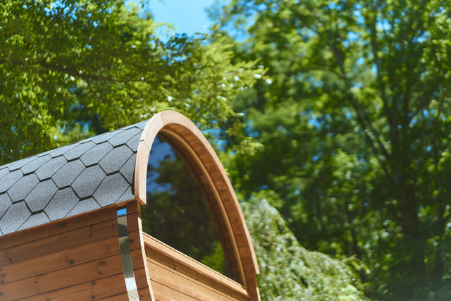 totonoüの北欧産バレルサウナ外観